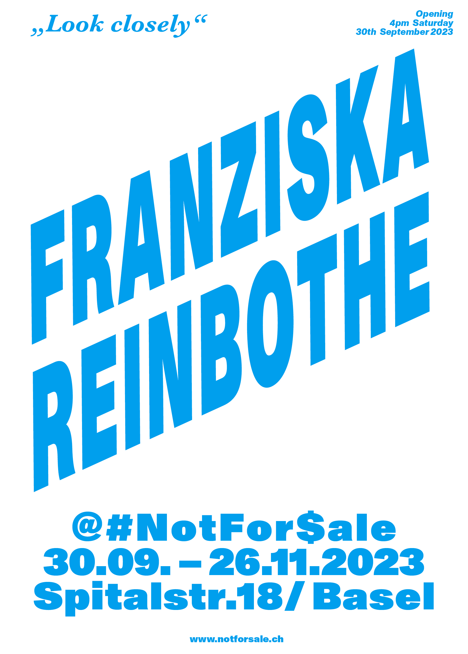 'Look Closely' by Franziska Reinbothe - Poster